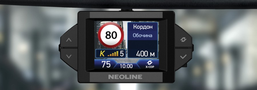 оповещение о камерах в Neoline X-COP 9300c