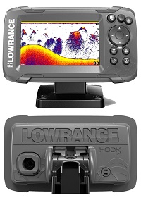 Lowrance HOOK2-4x with Bullet Transducer and GPS Plotter