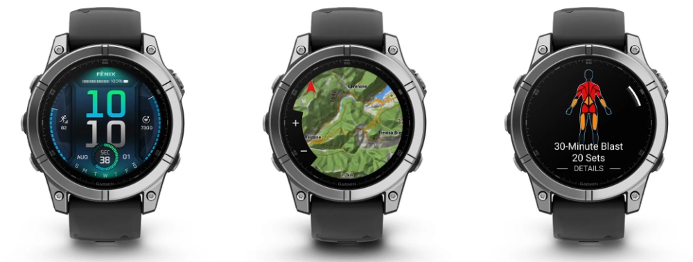 Fenix E 47mm AMOLED Slate Gray Steel Black Sln