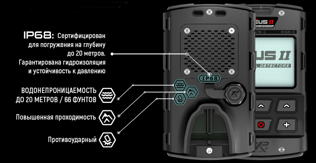 Металлоискатель XP Deus 2 с катушкой 22 FMF (9") и блоком управления