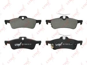 Колодки тормозные задние LYNXauto BD-7600. Для: TOYOTA Тойота Yaris(Ярис) 1.0-1.5 06>/ DAIHATSU Charade 1.33 11>, фото 2