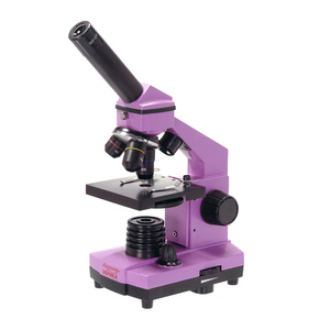 Микроскоп Микромед «Эврика» 40х–400х, аметист, в кейсе, фото 2