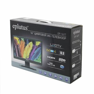 Телевизор с цифровым тюнером DVB-T2 16" Eplutus EP-161Т, фото 6