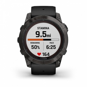 Часы Garmin fenix 7X Pro Saph Solar Carbon Gray Ti w/Black Band (010-02778-11G) (010-02778-54), фото 9