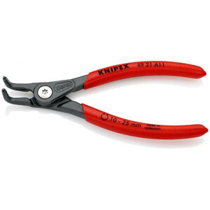 Щипцы прецизионные KNIPEX для внешних стопорных колец, губки 90°, Ø 10-25 мм, длина 130 мм, KN-4921A11, фото 3