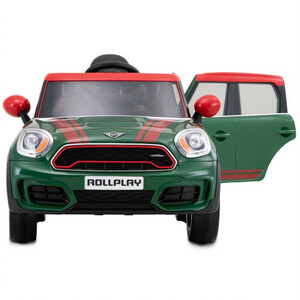 Детский электромобиль ROLLPLAY MINI COUNTRYMAN Premium 12V Green, фото 8