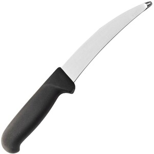 Кухонный нож Victorinox Fibrox, лезвие 15 см прямое, черный, фото 2