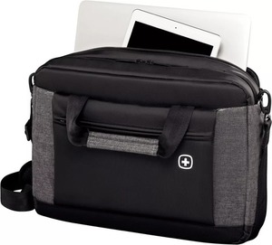 Сумка для ноутбука Wenger 16'', черный/серый, 43x9x31 см, 9 л, фото 2