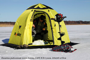 Палатка рыболовная зимняя Holiday EASY ICE 6 угл. 210x245 x155, фото 3