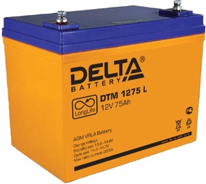 Аккумулятор Delta DTM 1275 L, фото 1