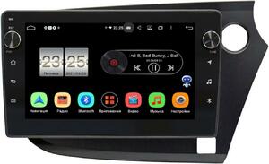 Штатная магнитола LeTrun BPX609-304 для Honda Insight II (2009-2014) (правый руль) на Android 10 (4/64, DSP, IPS, с голосовым ассистентом, с крутилками)