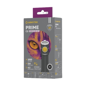 Фонарь Armytek Prime C2 Pro Max USB+18350, 3720 лм, теплый свет, аккумулятор, фото 3
