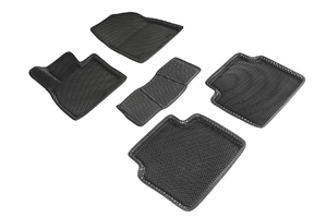 Коврики EVA 3D ромб Seintex для Mazda 6 new 2012-н.в. (черные, 95311)