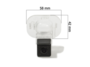 CMOS ИК штатная камера заднего вида AVEL Electronics AVS315CPR (#031) для HYUNDAI SOLARIS SEDAN/ KIA CERATO II (2009-2012) / VENGA