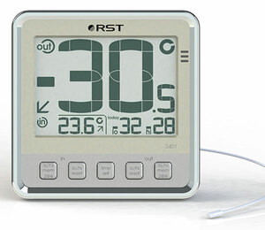 Термометр цифровой RST 02401 (S401) с внешним датчиком, фото 1
