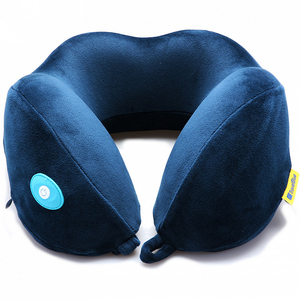 Подушка для путешествий массажная Travel Blue Massage Tranquility Pillow (217), цвет темно-синий, фото 1