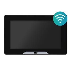 Монитор видеодомофона черный CTV-M5701 с Wi-Fi
