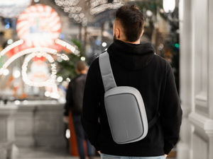 Рюкзак для планшета до 9,7 дюймов XD Design Bobby Sling, серый, фото 7