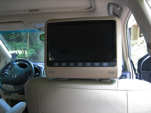 Подголовник со встроенным DVD плеером и LCD монитором 9" Avel AVS0943T (Бежевый) , фото 6