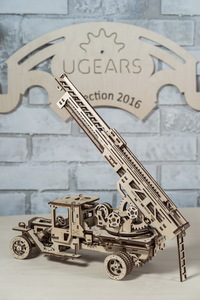 Механический деревянный конструктор Ugears Дополнение к грузовику, фото 29