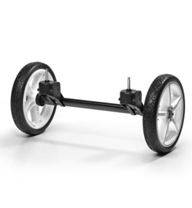 Комплект больших передних колес Hartan Quad system для коляски Topline S, белый, фото 1