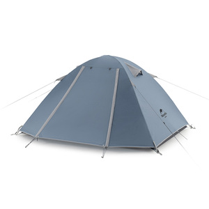 Палатка Naturehike P-Series NH18Z022-P 210T/65D, двухместная, серо-голубая, 6927595783597, фото 1