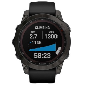 Часы Garmin fenix 7 Sapph Solar, Carbon Gray (010-02540-21G), фото 8
