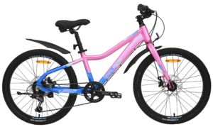 Велосипед TechTeam Delta 22"х12" темно-розовый 2024 (алюминий), фото 1