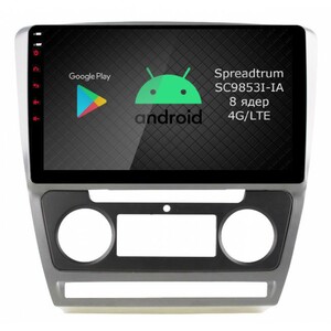Штатная магнитола Roximo RI-3202S для Skoda Octavia A5 silver (Android 10)