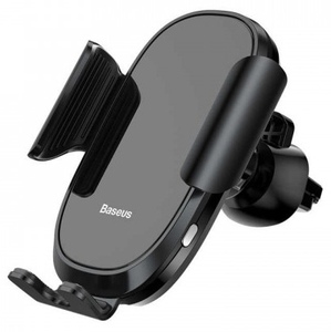 Держатель для смартфона с автоматическим зажимом Baseus Smart Car Mount Cell - Черный (SUGENT-ZN01), фото 1