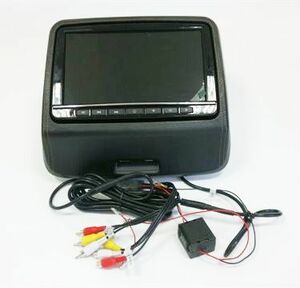 Навесной монитор на подголовник с диагональю 9" и встроенным DVD плеером TRINITY X-9G (Черный), фото 1
