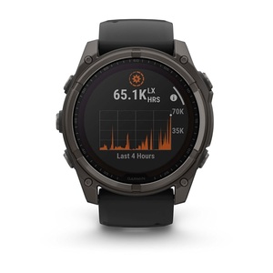 Часы Garmin Fenix 8 51mm Saph Carbon Grey DLC titanium Black-Pebble Grey Sln (010-02907-70G), фото 2