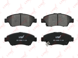 Колодки тормозные передние LYNXauto BD-3406. Для: HONDA Хонда Civic(Цивик) >05/CRX 92-98, фото 2