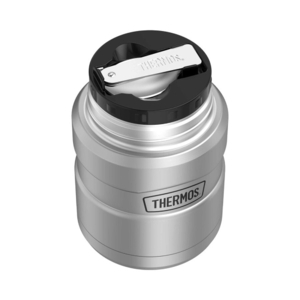 Термос для еды Thermos с ложкой SK3000 MMS (0,47 литра), стальной, фото 3