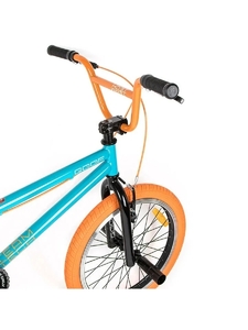 Велосипед BMX Tech Team Goof 20" бирюзово-оранжевый, фото 5