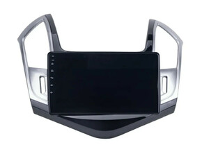 Рамка InCar для UMS CHEVROLET Cruze 2013-2015, 9" SILVER/BLACK UV, фото 6