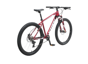 Велосипед Stark'23 Hunter 27.2+ HD красно-коричневый/никель 20", фото 2
