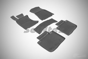 Резиновые коврики с высоким бортом Seintex для Lexus GS IV AWD 2015-н.в.