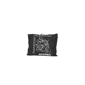 Накидка дождевая Acerbis PONCHO RAINCOVER Black S/M, фото 4