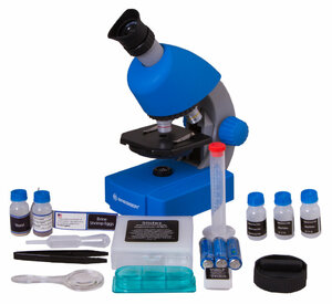 Микроскоп Bresser Junior 40x-640x, синий, фото 3
