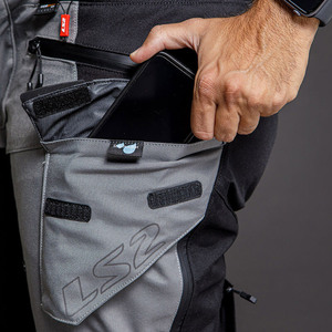 Мотобрюки LS2 мужские APOLLO MAN PANT (черно-темно-серый, 3XL), фото 5