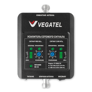 Готовый комплект усиления сотовой связи VEGATEL VT-900E/3G-kit (дом, LED), фото 2