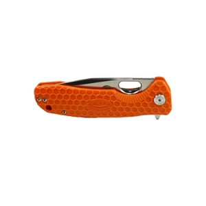 Нож Honey Badger Tanto D2 L (HB1405) с оранжевой рукоятью, фото 4