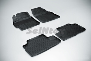 Резиновые коврики с высоким бортом Seintex для Toyota Corolla X (300N/MC) 2007-2013