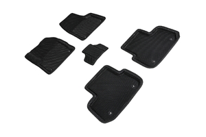 Коврики EVA 3D соты для Land Rover Discovery Sport 2014-2019 (черные, 95412)