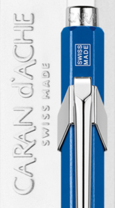 Carandache Office 849 Pop Line - Metallic Blue, шариковая ручка, M, фото 2