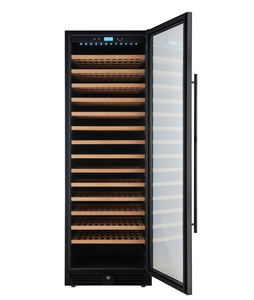 Винный шкаф CellarPrivate однокамерный на 165 бутылок черный CP165-1TB, фото 8