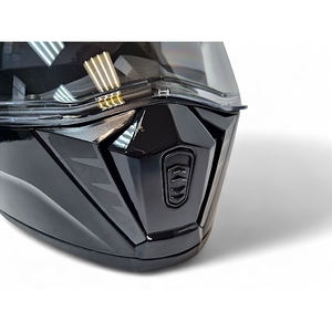 Шлем AiM JK320 глянцевый Black Glossy XS, фото 2