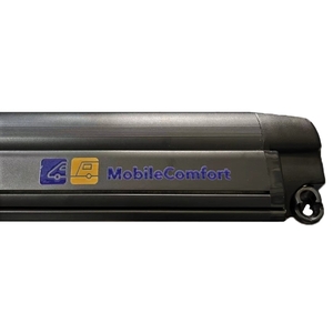 Маркиза MobileComfort ME350BD, настенная электрическая, корпус черный, полотно темно серое