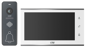 Комплект видеодомофона CTV-DP4707IP (белый), фото 1